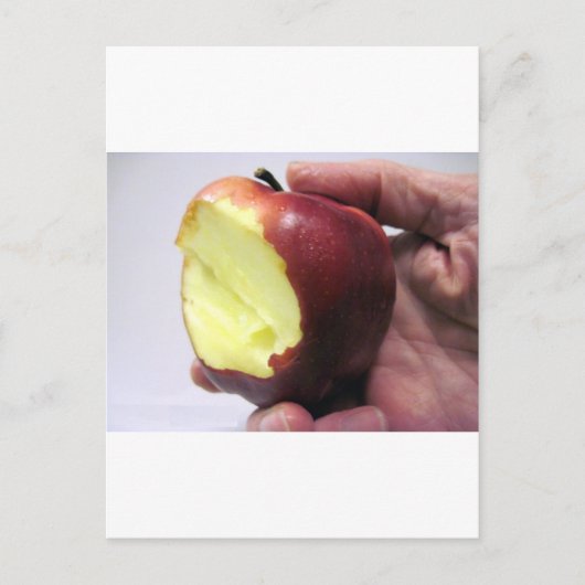Carte Postale Bitten Red Apple (Devant)