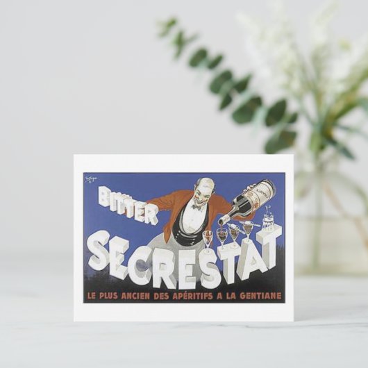 Carte Postale Bitter Secrestat (Debout devant)