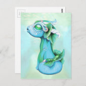 Carte Postale Bitty Water Dragon (Devant / Derrière)