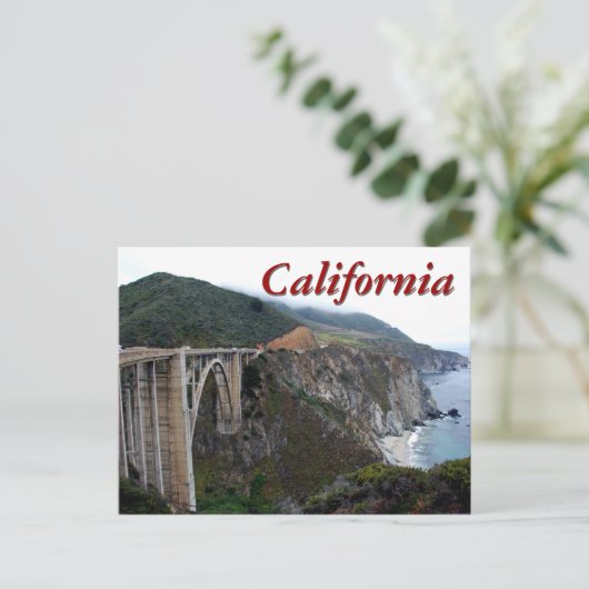 Carte Postale Bixby Bridge, Californie (Debout devant)