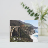 Carte Postale Bixby Creek Bridge, Big Sur Coast, CA (Debout devant)