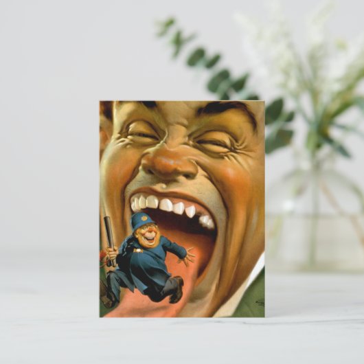 Carte Postale Bizarre ! (Debout devant)