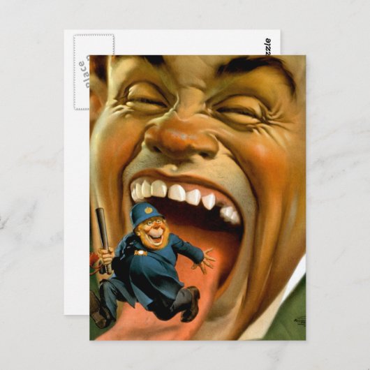 Carte Postale Bizarre ! (Devant / Derrière)