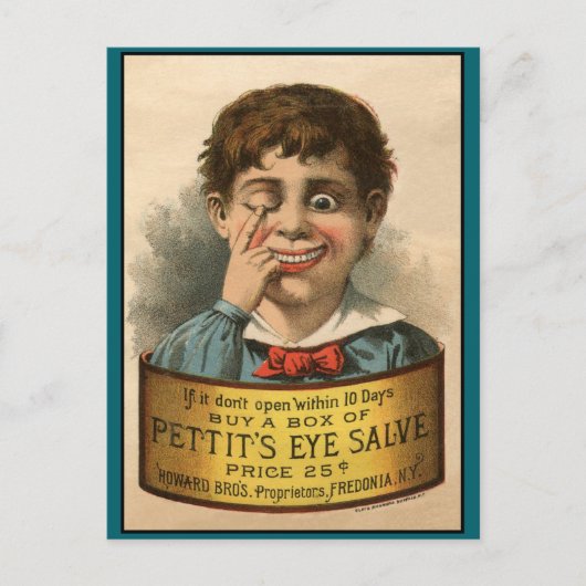 Carte Postale Bizarre and Funny Vintage Ad (Devant)