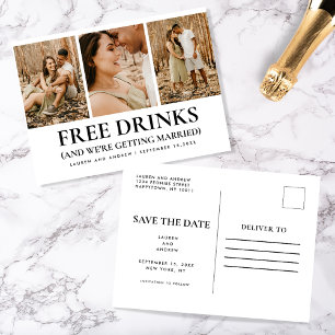 Carte Postale Bizarre Budget Photo Mariage Simple Enregistrer La