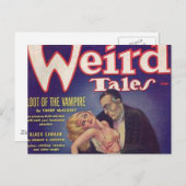 Carte Postale Bizarre Contes Vampire Comique Livre (Devant / Derrière)