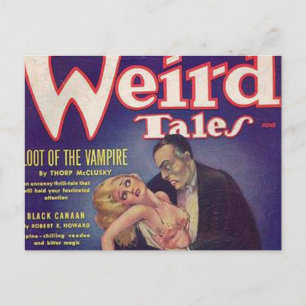 Carte Postale Bizarre Contes Vampire Comique Livre