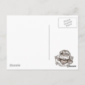 Carte Postale Bizarre Giraffe en Egypte (Dos)