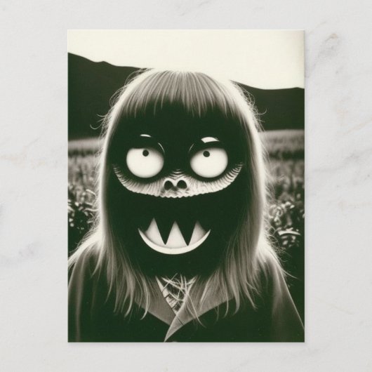 Carte postale Bizarre Halloween (Devant)