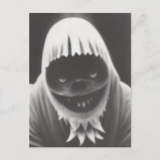 Carte postale Bizarre Monster Halloween (Devant)