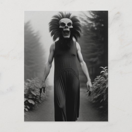 Carte postale Bizarre Monster Halloween (Devant)
