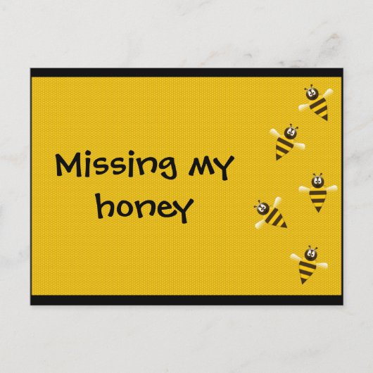 Carte Postale Bizzy Bees (Devant)
