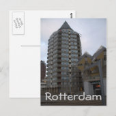 Carte Postale Blaaktoren, Rotterdam (Devant / Derrière)