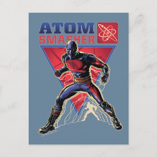 Carte Postale Black Adam | Graphique de caractères de masher Ato (Devant)