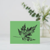 Carte postale "Black and Green Maple" (Debout devant)