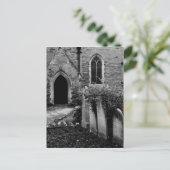 Carte postale Black and White Church (Debout devant)