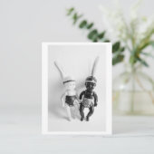 Carte Postale Black and White Doll Indians (Debout devant)