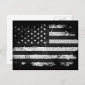 Carte Postale Black and White Grunge (Devant / Derrière)