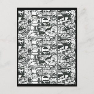 Carte Postale Black and White Logos