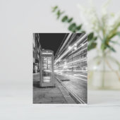 Carte Postale Black and White London Street en soirée (Debout devant)