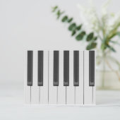 Carte postale Black and White Notes (Debout devant)