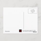 Carte postale Black and White Notes (Dos)
