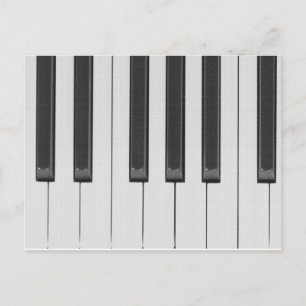 Carte postale Black and White Notes