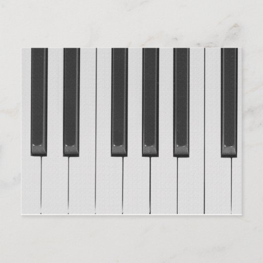 Carte postale Black and White Notes (Devant)