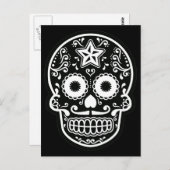 Carte postale Black and White Sugar Sketch Star (Devant / Derrière)