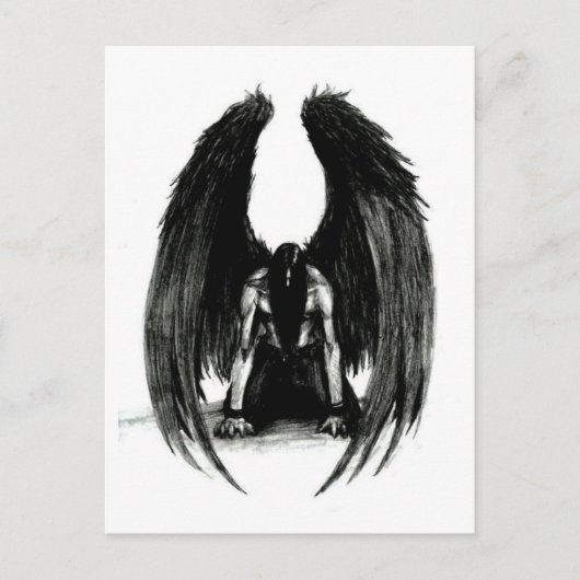 Carte postale Black Angel (Devant)