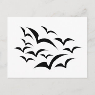 Carte postale Black Bat Cloud