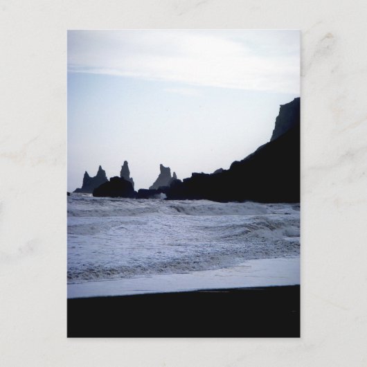 Carte Postale Black Beach (Devant)