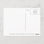 Carte postale Black Bear Wildlife (Dos)