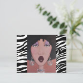 Carte postale « Black Beauty Diva » (Debout devant)