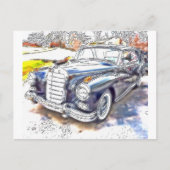 Carte Postale Black Benz (Devant)