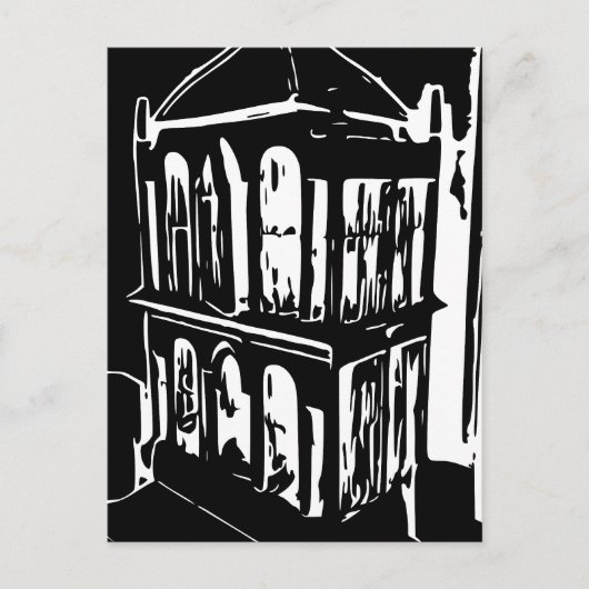 Carte postale Black Bird Cage (Devant)