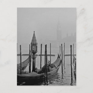 Carte Postale Black Blanc Grand Canal Venise Italie Voyage