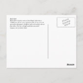 Carte Postale Black Buck - rouille (Dos)