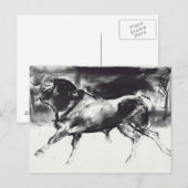Carte Postale Black Bull (Devant / Derrière)