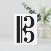 Carte Postale Black C Clef (Debout devant)