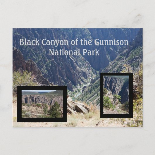 Carte postale Black Canyon of the Gunnison Travel (Devant)