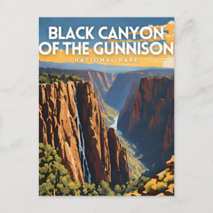 Carte Postale Black Canyon of the Gunnison Travel