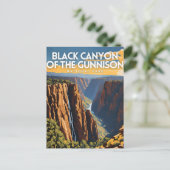 Carte Postale Black Canyon of the Gunnison Travel (Debout devant)