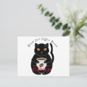Carte Postale Black Cat Coffee Break Thunder_Cove (Debout devant)