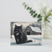Carte Postale Black Cat Série 2 02 (Debout devant)