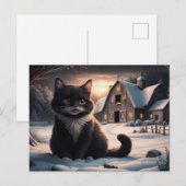 Carte Postale Black Cat Série 2 04 (Devant / Derrière)