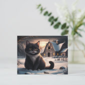 Carte Postale Black Cat Série 2 04 (Debout devant)