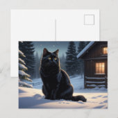 Carte Postale Black Cat Série 2 07 (Devant / Derrière)