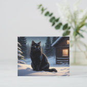 Carte Postale Black Cat Série 2 07 (Debout devant)