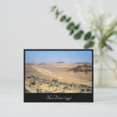 Carte Postale Black Desert View, Farafra, Egypte (Debout devant)